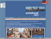 Tablet Screenshot of portuskayak.com